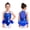 Royal Blue, variant on Girls Sparkly Ballet Performance Leotard Sleeveless Mesh Patchwork Feather Bodysuit Jazz Latin Dancewear Gold 10