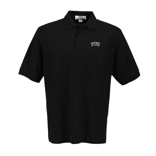 black tcu polo