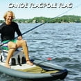thumbnail image 2 of SIEYIO Flagpoles Kayak Safety Flags with Base Kits Safety Kayak Track Mounting Kits, 2 of 8