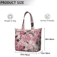 thumbnail image 5 of Flower Women's Large Weekend Travel Bag Moving Canvas Handbag Thick Double Layer Beach Weekend Travel Unisex Hospital Maternity Delivery with Toiletry Waterproof, 5 of 5