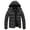 Dark Grey, variant on KVE Men's Hooded Winter Coat Warm Puffer Jacket Thicken Quilted Jacket Dark Grey X-Large