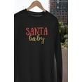 thumbnail image 5 of Old Glory Mens Christmas Santa Baby Long Sleeve Sweatshirt, 5 of 6