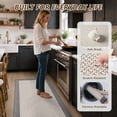 thumbnail image 5 of SIXHOME Kitchen Rugs 20"x32" Non-Slip Kitchen Mat, Washable Absorbent Small Throw Rug for Kitchen Floor, Twill Decor Mats in Gray Brown, 5 of 7