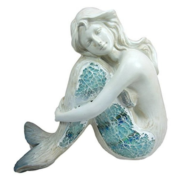 Atlantic Collectibles Nautical Goddess Mermaid Maiden Resting