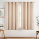 thumbnail image 2 of Cortinas Jinchan Boho, mezcla de lino Farmhouse, beige, 160 x 160 cm, 2 of 9