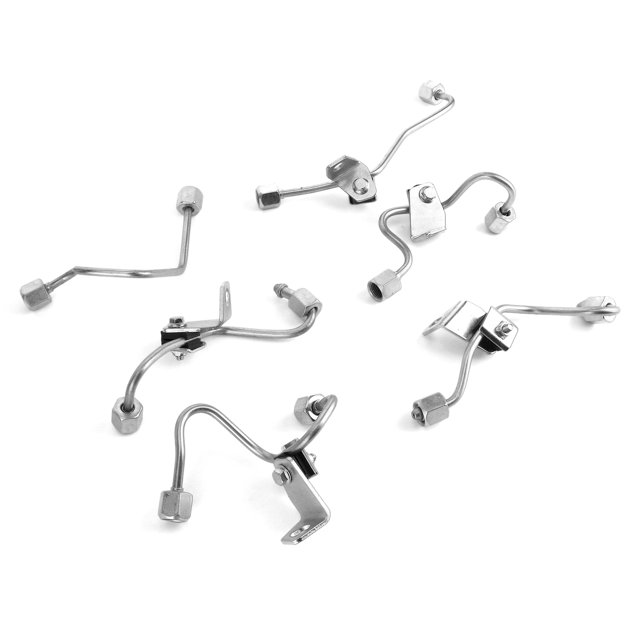 Conjunto de línea de inyección de cconjunto inyección combustible 6pcs Juego de línea de inyección de combustible 5086871AA 5086872AB 5086873AB Ajuste para Dodge 5.9L 2003-2009 LHCER NO
