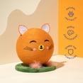 thumbnail image 5 of Oodles Orange Fox Face Durable Jute Cat Scratching Pad, O/S, 5 of 10