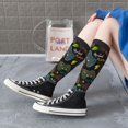 thumbnail image 5 of Naloa Play Game3 Thigh High Socks Extra Long Stretchy Sock Women Over Knee High Opaque Stocking Daily Wear, 5 of 6
