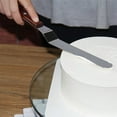 thumbnail image 2 of 4 Offset Spatula,Stainless Steel Cake Icing Spatula Set 4”6”8”10”W/Wooden Handle, 2 of 6
