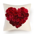 thumbnail image 4 of TIMIFIS Valentines Pillow Covers 18x18 Inches 1PCValentines Decorations Series Cushion Cover Case Pillow Custom Zippered Square Pillowcase, 4 of 7
