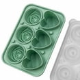 thumbnail image 5 of Silicone Ice Cube Tray, 3 Rose & 3 Heart Shaped Ice Cube Tray,3D Rose and Heart Shaped Ice Molds, Cute Ice Cube Tray,Ice Ball Maker Mold for Cocktails Whiskey Drink, Valentine's Day Silicone Mold, 5 of 7