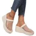 thumbnail image 4 of ATENAR Women Sandals Summer Beach Sandals for Women Fashion Shoes Women Multicolor 6.5, 4 of 5