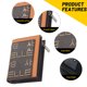 thumbnail image 3 of Monedero corto para hombre nuevo bolso vertical con cremallera y hebilla europea y americana, 3 of 5