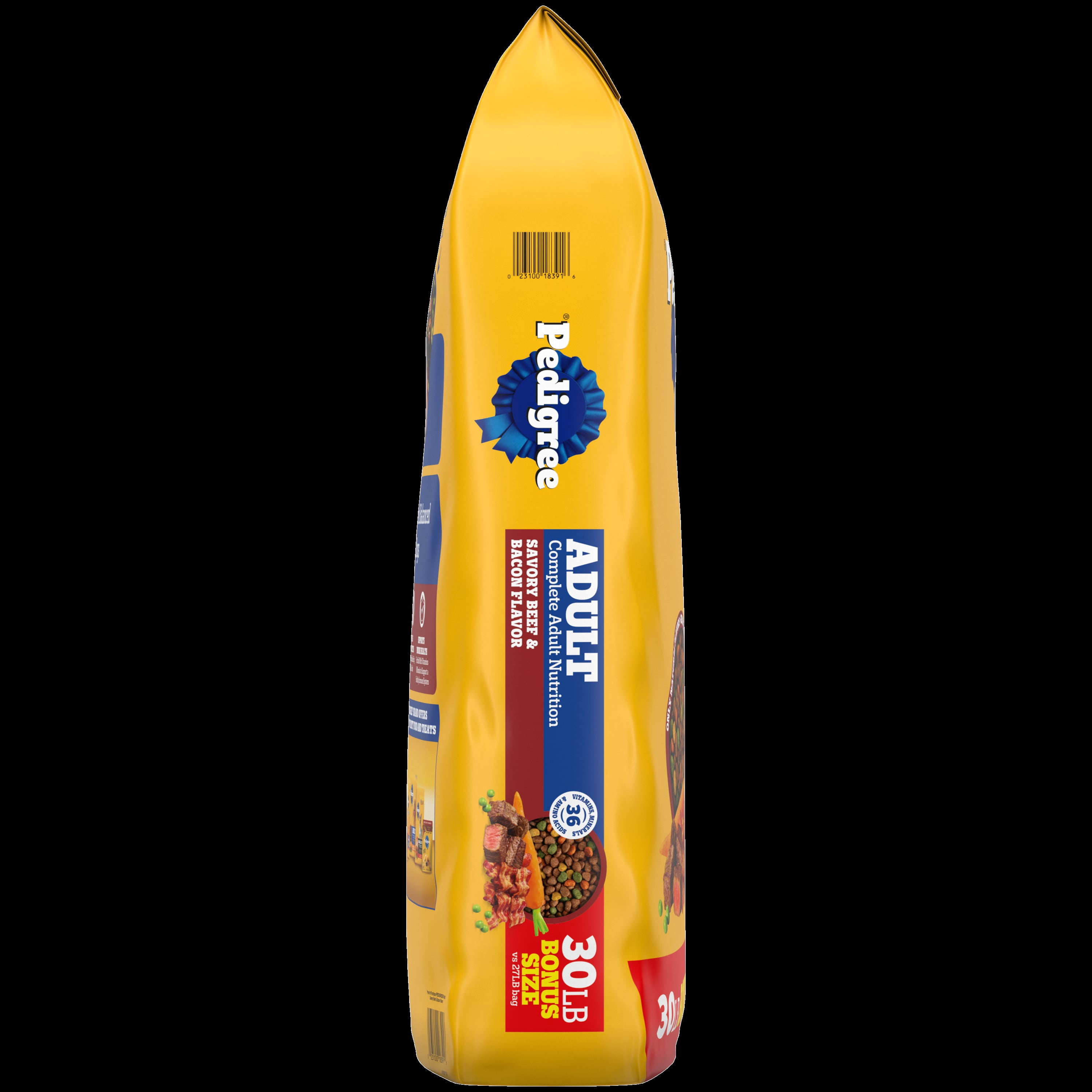 Pedigree Adult Savory Beef & Bacon Flavor 30bs Bonus Size