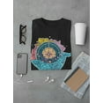 thumbnail image 3 of Floral Rose And Whale Tee Men's -Image by Shutterstock, 3 of 4