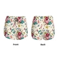 thumbnail image 3 of Balery Bird Butterfly Rose Pantalones cortos deportivos para mujer con forro y dos bolsillos, elásticos, para entrenamiento, gimnasio, yoga-X-Large, 3 of 7