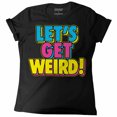 thumbnail image 1 of Workaholics Let's Get Weird Rolled Sleeve Boyfriend Juniors T-Shirt | L, 1 of 1