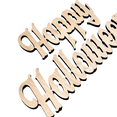 thumbnail image 3 of Krafty Supply Connected Word Happy Halloween, Halloween Words, 1/4" Thick Birch Wood, Halloween Crafts, 16" Wide, 3 of 4