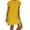 Yellow, variant on Aayomet Plus Size Maxi Dress For Women Plus Size Women Summer Casual T Shirt Dresses Loose Plain Tank V Neckline Short Sleeve Straight Dress,White L