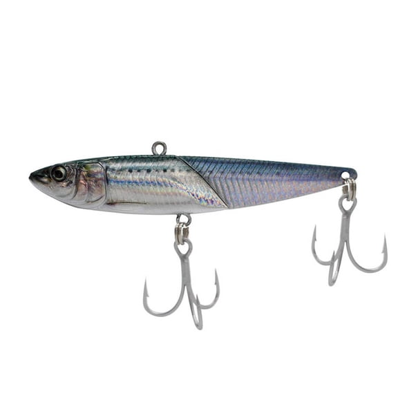 Little Jack More Keen 01 Sinking Fusion Metal Jig and Plate with BKK Treble Hooks 79mm / 30g