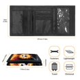 thumbnail image 6 of CHAQLIN Trifold Card Wallet with Flaming Soccer Print, Elastic Polyester Lightweight Foldable Wallet for Kids Toddler Boys Sports and Holiday, 6 of 7