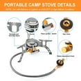thumbnail image 2 of HIBIBUD 2026 New Camping Gas Stove, 3700W Portable Backpacking Stove with Piezo Ignition, Portable Burner, Camping Carrying Case for Outdoor Cooking for Hiking, Camping, Backpacking, Picnic, 2 of 4