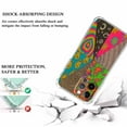 thumbnail image 3 of Hippie Indie Case for iPhone 11 Pro,Aesthetic Art Design Pattern Soft Full TPU Bumper Cover, 3 of 5