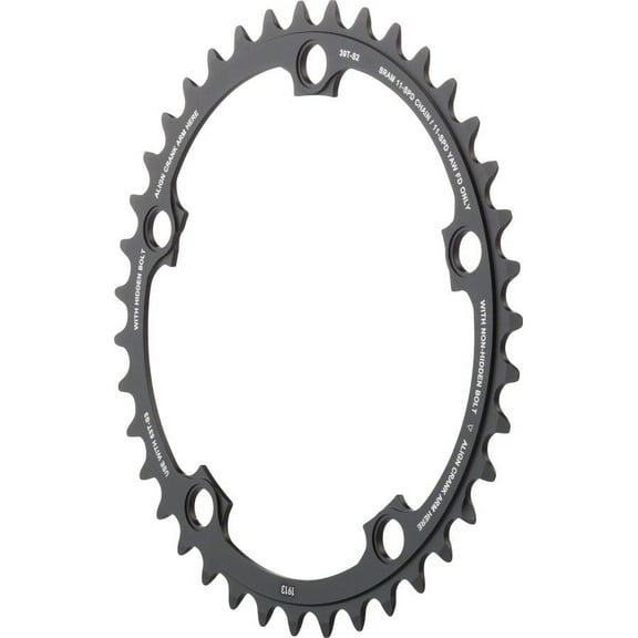 SRAM Road 22 Chainring - Black Tooth Count: 39 Chainring BCD: 130