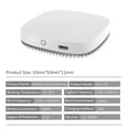 thumbnail image 2 of Zootealy Smart Home Hub Gateway ZigBee 3.0 Wireless Control Center White ABS Material - Intelligent Home Automation System, Square Design, App Remote Control, Scheduled Tasks, Wired Connection, 5V, 2 of 6