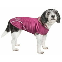 Pet Life ® Active 'Pull-Rover' 4-Way Stretch Sleeveless Fitness Yoga Dog T-Shirt Hoodie
