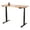 Natural Top, variant on UNICOO® Electric Stand Up Desk Dual Motor, 3 Stage Up Lifting Legs with 1 Inch Thick Bamboo Table Top, LED 4 Memory Control Keypad (Black Dual Motor Frame/Bamboo Nature Table Top)