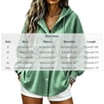 thumbnail image 3 of Ghalytn Women's Fleece Lined Hooded Jacket Waist Cinched Coat Zip and Snap Button Front Long Sleeve Outerwear with Pockets, 3 of 7