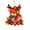 A, variant on Santa Luminous Door Hanging in A, Plastic, 26.5x23cm, Light-Up Santa Graphic, DIY Snowman Scene, Perfect for Holiday Door Decor
