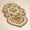 Ivory Gold, variant on Homebia Designs Christmas Beaded Table Runner 13x36 "-Maroon Gold Fancy Scrolled Design-Rustic Farmhouse Handmade Needle Work Holiday Table Centerpiece for Thanksgiving, Dining Room & Every Décor