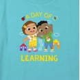 thumbnail image 2 of Girl's CoComelon A Day of Learning Graphic Cropped T-Shirt Blue Medium, 2 of 3