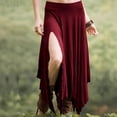thumbnail image 2 of Jupe Maxi Bohème d'Été pour Femmes, Décontractée, Fendue, Fluide, Longue, Style Western Rétro, L, 2 of 6
