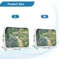 thumbnail image 4 of FORMRS 13-13.3 inch Laptop Sleeve Case Soft Carrying Quilted Computer Bag Cover, Art Garden Scene, 4 of 7