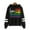 Black, variant on Fesfesfes Women Casual rainbowPrinted Long Sleeve Pullover Hoodie Two lines Tops Sale Tops on Clearance