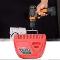 thumbnail image 3 of Chargeur de batterie au lithium 10,8 V 12 V pour batterie M12 N12 48-11-2401 48-11-2402, prise UE 220 V, 3 of 4
