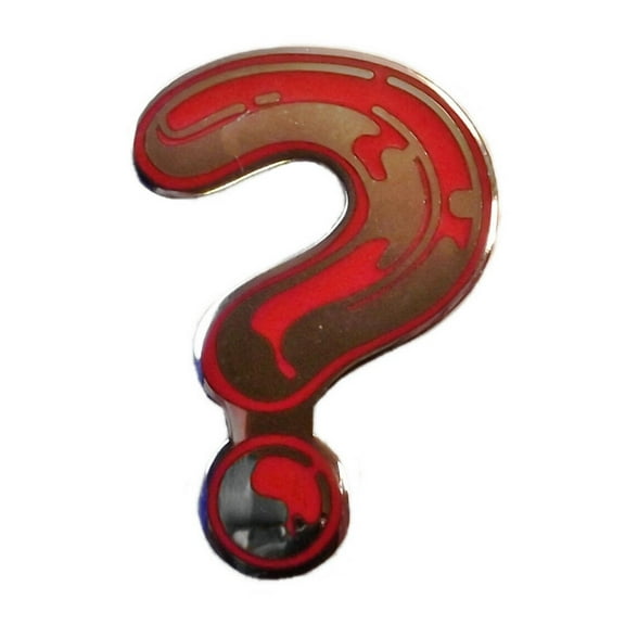 DOCTOR WHO (?) Question Mark Enamel Finish Logo PIN