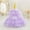 F-87Purple, variant on ZHOGXU Kids Girls Summer Dress Sleeveless Round Neck Solid Color Glitter Sequin Comfortable Fashion Mesh Tutu Dresses For Party,Light Pink,5-6 Years