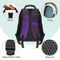 thumbnail image 4 of Bulopur Boys Cool 17 Inch Backpack Set, 4 Piece Galaxy Wolf Print School Bookbag with Lunch Box, Water Bottle Holder and Pencil Case, Kids School Bag for Elementary, 4 of 8