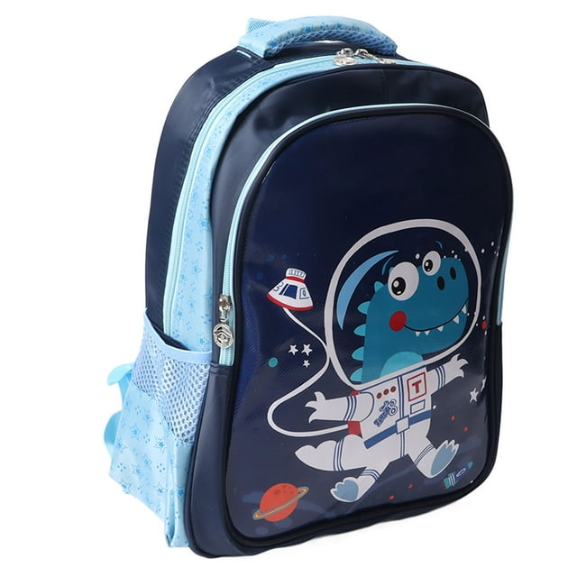 Mochila Para Escuela Primaria, Ligera, Cómoda, Con Diseño De Dragón Espacial De Dibujos Animados, Con Asa De Transporte Engrosada, Mochila Para Niños Para Viajes
