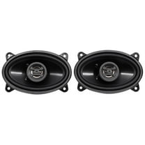 Hifonics Zeus ZS46CX 4x6 Inch 2 Way 200W Car Audio Coaxial Speaker System, Pair