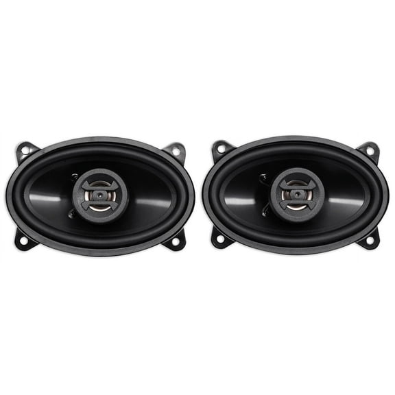 Hifonics Zeus ZS46CX 4x6 Inch 2 Way 200W Car Audio Coaxial Speaker System, Pair