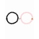 thumbnail image 1 of 2pzs Pulsera De Parejas  Xtellar color negro Imán Con Rosa Eterna Caja Regalo, 1 of 5