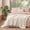 03-Cream, variant on U by Bedsure Fleece Throw Blanket for Couch Grey, Lightweight Plush Fuzzy Cozy Soft Blankets and Throws for Sofa, 50x60 inches