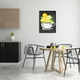 thumbnail image 2 of Stupell Hello Sunshine Lemons in Teacup Patterned Food & Beverage Painting Black Framed Art Print Wall Art, 2 of 7
