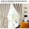 thumbnail image 4 of Dalrosia Curtain Tiebacks Cotton Rope for Curtain Drapes for Home Outdoor Decor, Decorative Elegant Curtain Holdbacks, 4 of 7