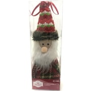 Holiday Time Red and Green Santa Christmas Shatterproof Ornaments , 2 Count